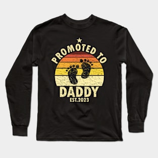 Promoted To Daddy 2023 Long Sleeve T-Shirt